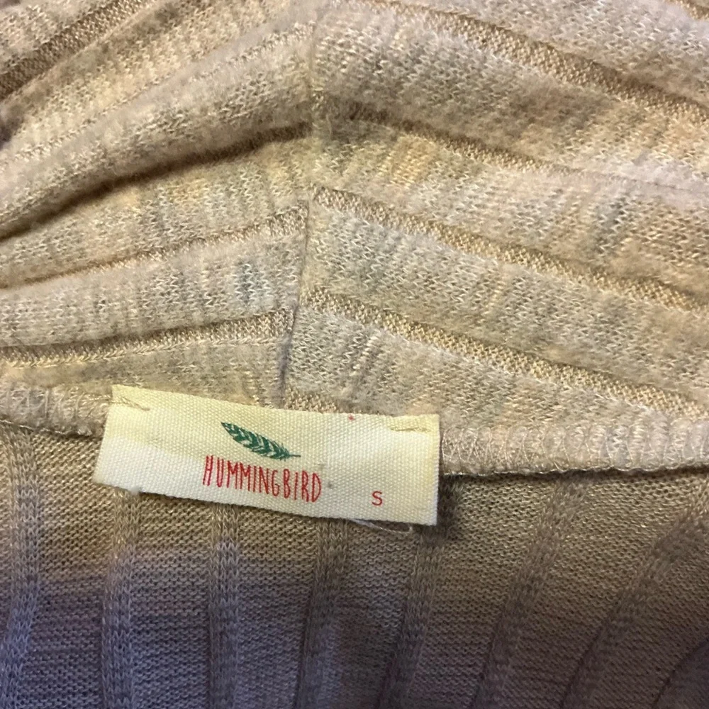 3 for 20 $ bundle Hummingbird tan slouchy knotted front sweater